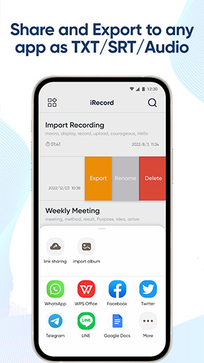 iRecord app, screenshot 5