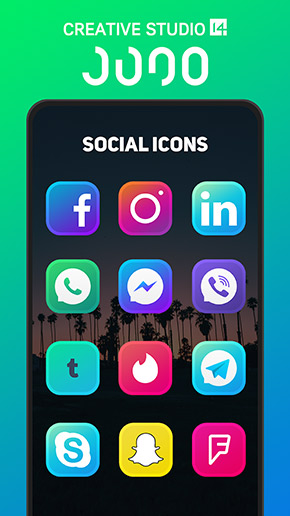 Juno Icon Pack app, screenshot 2