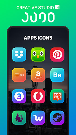 Juno Icon Pack app, screenshot 4