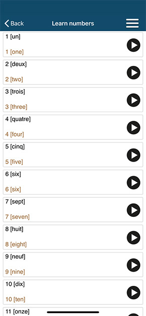 Learn 50 languages app, screenshot 6