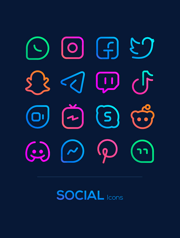 Linebit Icon Pack app, screenshot 3
