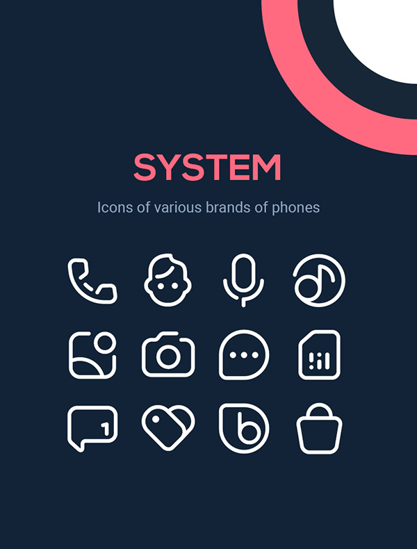 Linebit Light Icon Pack app, screenshot 1