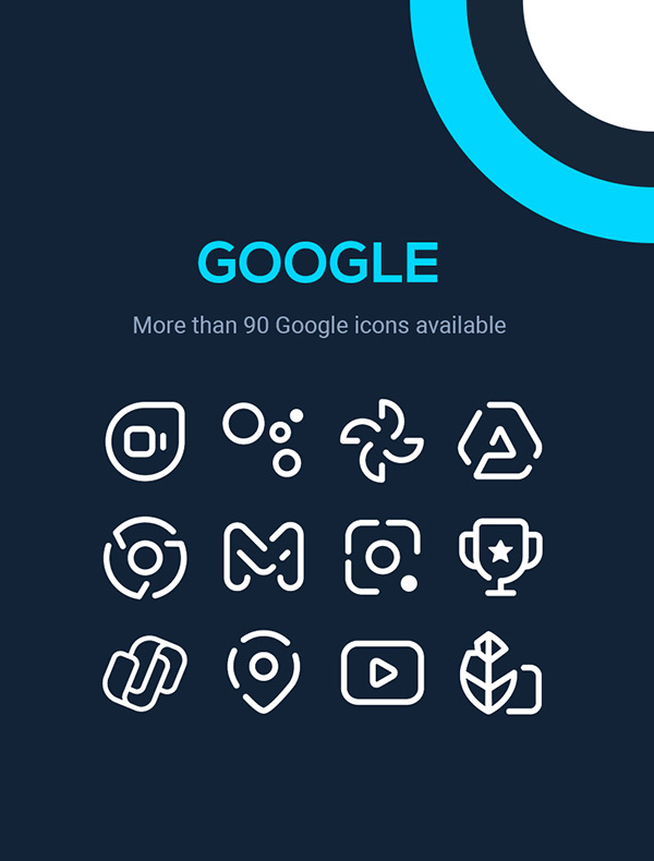 Linebit Light Icon Pack app, screenshot 2
