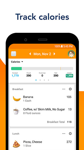 Calorie Counter by Lose It app, screenshot 1