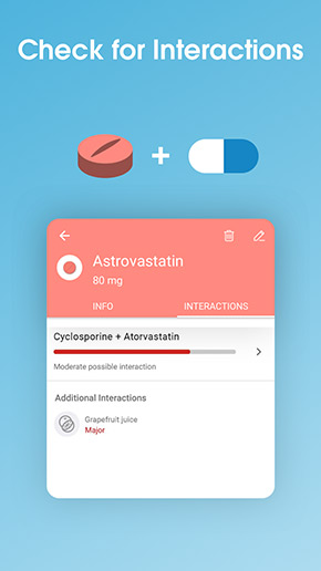Medisafe app, screenshot 6