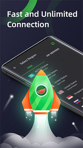 Melon VPN app, screenshot 1