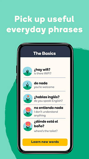 Memrise app, screenshot 3