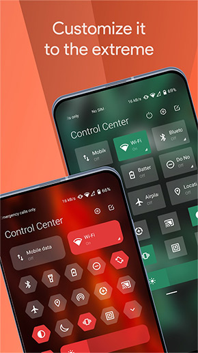 Mi Control Center app, screenshot 2