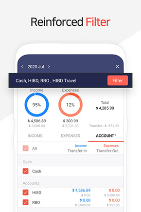 Money Manager app, screenshot 4