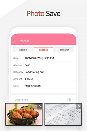 Money Manager app, screenshot 5