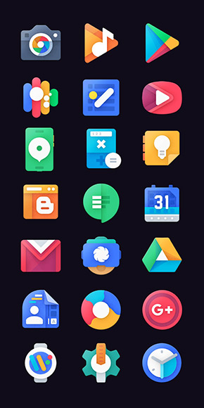 Moxy Icon Pack app, screenshot 1