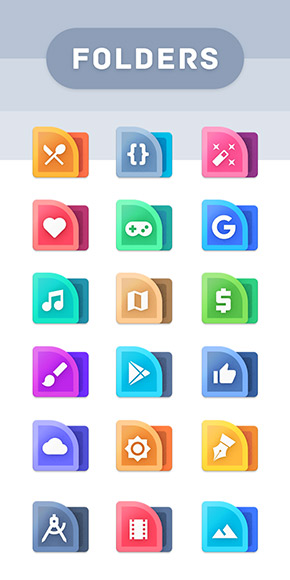 Moxy Icon Pack app, screenshot 2