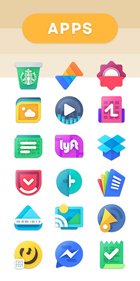 Moxy Icon Pack app, screenshot 4