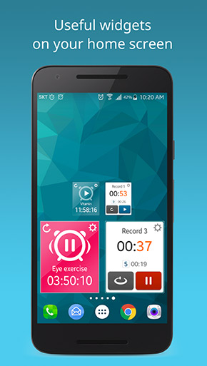 Multi Timer StopWatch app, screenshot 2