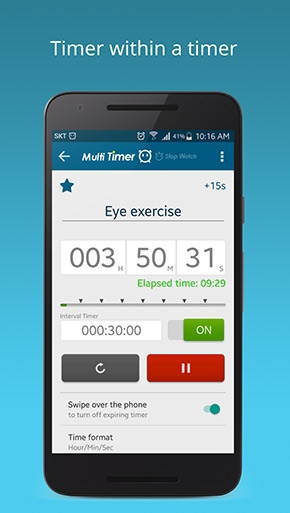 Multi Timer StopWatch app, screenshot 3
