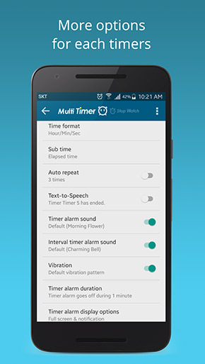 Multi Timer StopWatch app, screenshot 4