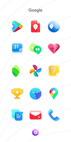 Nebula Icon Pack app, screenshot 1