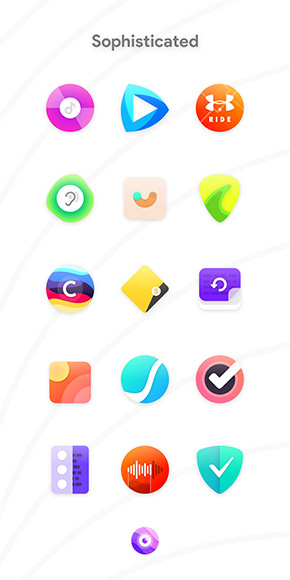 Nebula Icon Pack app, screenshot 4