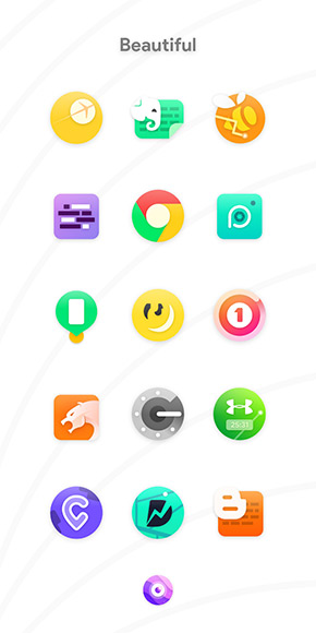 Nebula Icon Pack app, screenshot 5