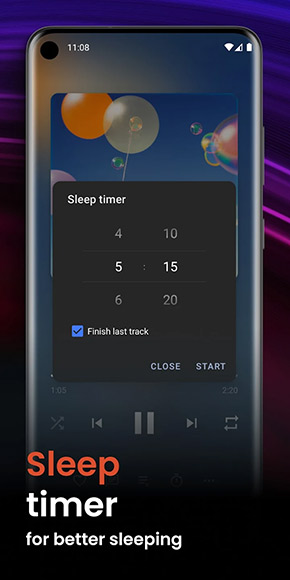 Nomad Music Player app, screenshot 4