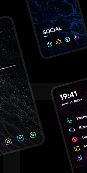 NYON Icon Pack app, screenshot 2