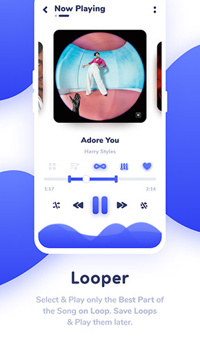 Nyx Music Player app, screenshot 3
