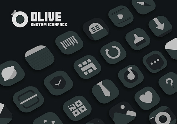 Olive Icon Pack app, screenshot 3
