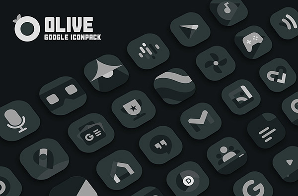 Olive Icon Pack app, screenshot 6