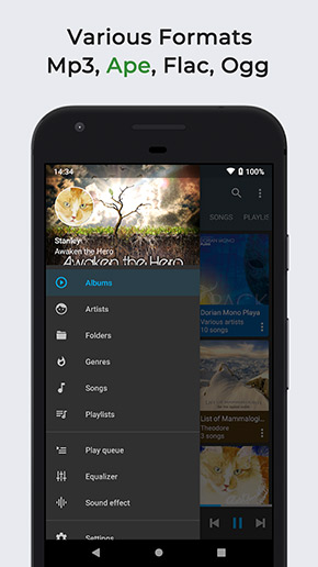 Omnia Music Player app, screenshot 3