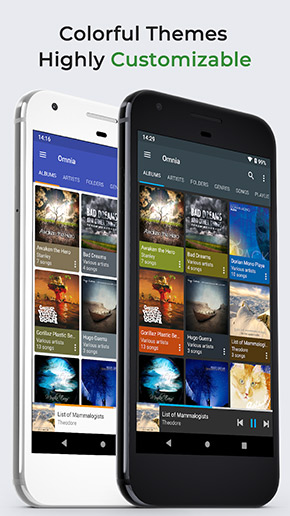 Omnia Music Player app, screenshot 6
