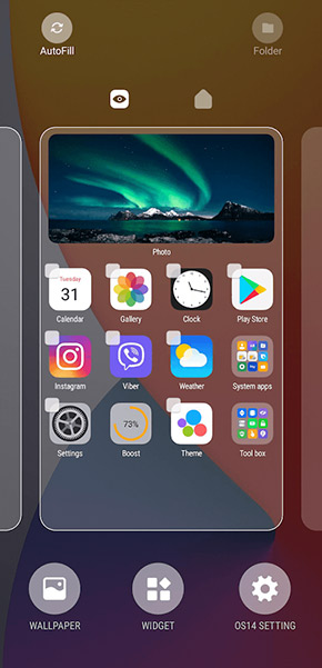 OS14 Launcher app, screenshot 3