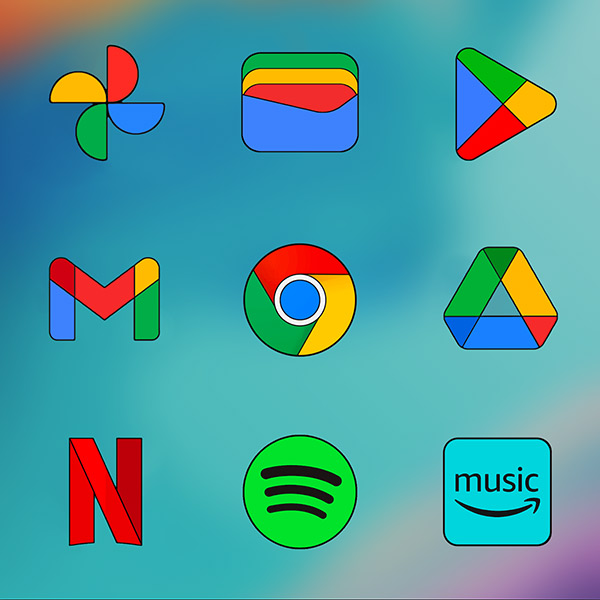 Oxigen HD Icon Pack app, screenshot 4