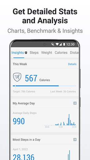 Pacer Pedometer app, screenshot 6