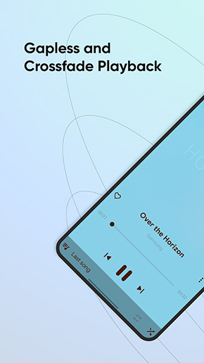 Pearl Music Player app, screenshot 1