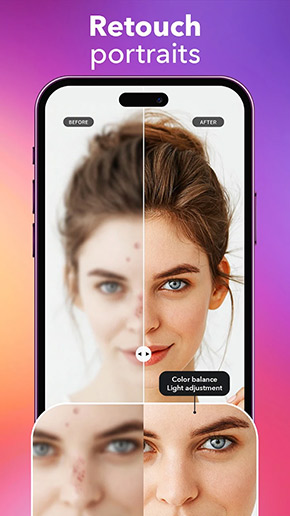 PhotoTune app, screenshot 2