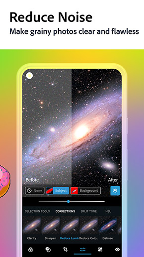 Photoshop Express app, screenshot 5