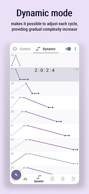 Prana Breath app, screenshot 3