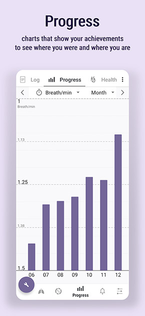 Prana Breath app, screenshot 5