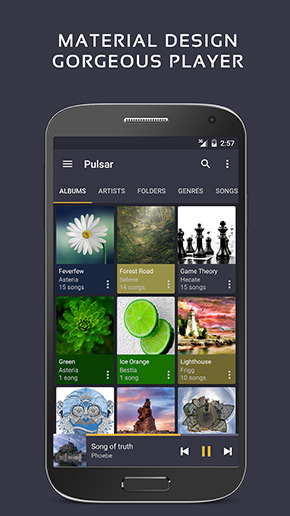 Pulsar Music Player app, screenshot 2