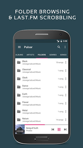 Pulsar Music Player app, screenshot 5
