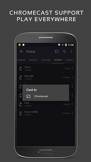 Pulsar Music Player app, screenshot 7