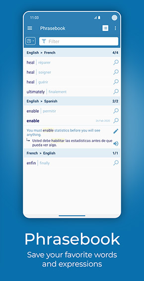 Reverso app, screenshot 6