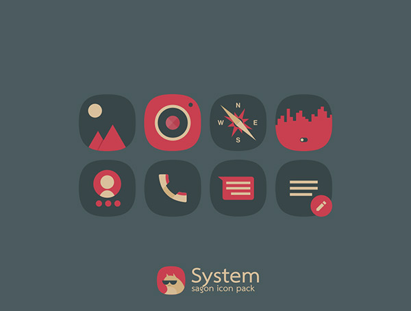 Sagon Icon Pack app, screenshot 2