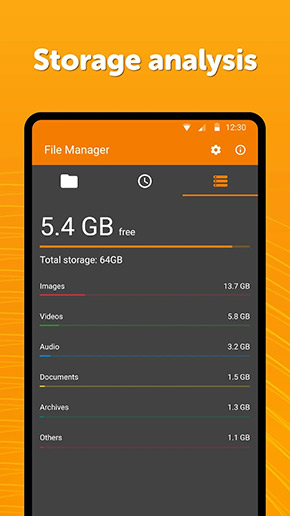 Simple File Manager app, screenshot 3
