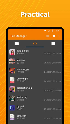 Simple File Manager app, screenshot 4