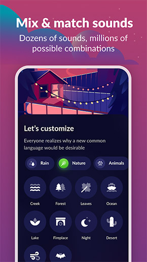 Sleep Sounds app, screenshot 4