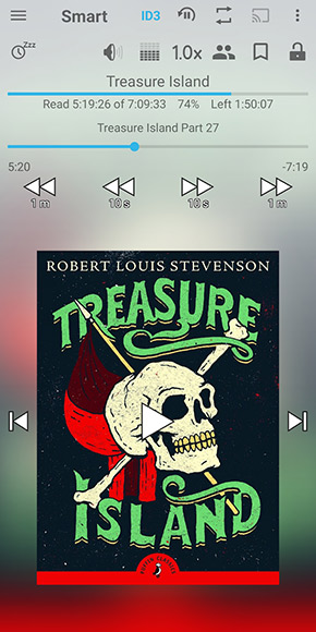 Smart AudioBook Player app, screenshot 2