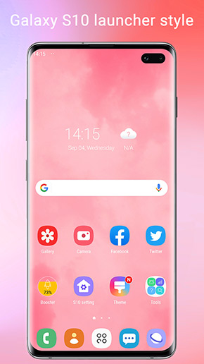 Super S10 Launcher app, screenshot 1