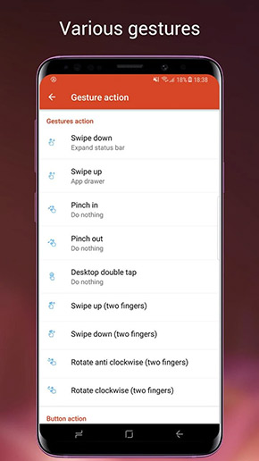 Super S9 Launcher app, screenshot 8