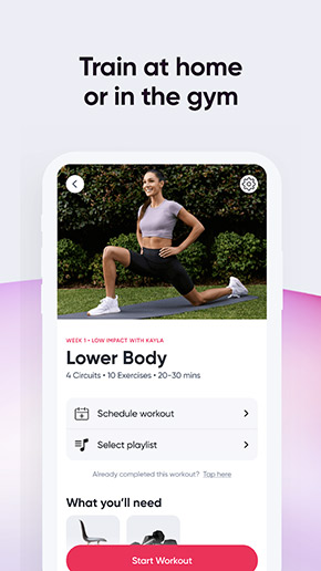 Sweat app, screenshot 4